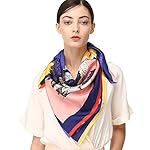 100% Pure Mulberry Silk Scarf Large Square 35'' x 35''- Breathable Lightweight Women's Neckerchief -Digital Printed Headscarf 100% Pure Mulberry Silk Scarf Large Square 35'' x 35''- Breathable Lightweight Women's Neckerchief -Digital Printed Headscarf