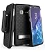 Encased Belt Case with Kickstand Compatible with Galaxy S10 Plus (2019 Slimline Series) Ultra Thin Cover w/Rotating Holster Clip (for Samsung Galaxy S10+) Black