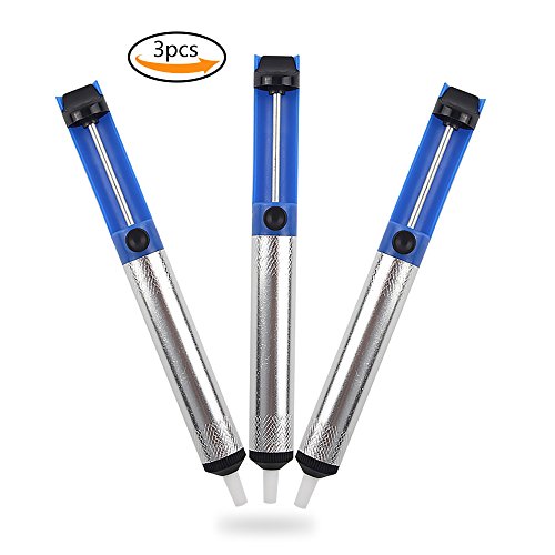 Click Here to See More Images Teenitor Solder Sucker Desoldering Vacuum Pump Solder Removal Tool 3pcs/Pack