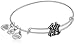 Alex and Ani New York Yankees Slider Charm Rafaelian Silver-Tone Bangle Bracelet
