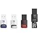 elago Nano Mobile Micro SD Reader (Not Included Micro SD Card) (Black/Red)