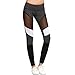 Oksale Womens Mesh YOGA Running Sport Pants High Waist Workout Leggings Fitness Trousers (XL, Gray)