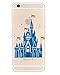 DECO FAIRY Compatible with iPhone 6 / 6s, Cartoon Anime Animated Royal Dream Blue Castle Princess Fairy Tale Series Transparent Translucent Flexible Silicone Cover Case