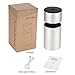 Youth'm Essential Oil Diffuser USB operated Aromatherapy pure essential oil nebulizer rechargeable battery operated wireless water less ultrasonic aroma diffuser (Silver)