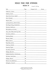 Solo Time for Strings for Cello, Book 4
