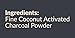 Coconut Activated Charcoal Powder, Natural Food Grade Tooth Whitening Solution