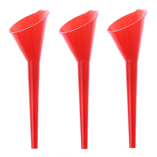 Lvyuanda Plastic Funnel for Kitchen, Long Neck, Spill Saver Multi-Function