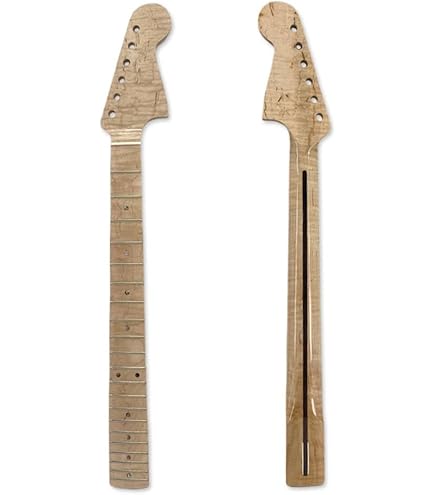 Amazon.com: Amuic Strat Guitar Neck 22 Frets, 25.5'' Canada Maple