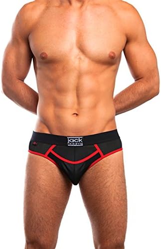 J.A. Flex Fit Army Brief Black/Red LG