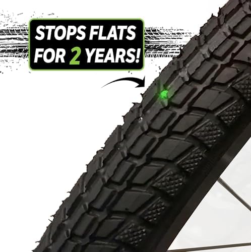 30059 Bike Inner Tube with Slime Puncture Sealant, Self Sealing, Prevent and Repair, Schrader Valve, 47/57 -559mm (26"x1.75-2.3")
