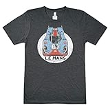 GarageProject101 GP Crew 007 1971 Le Mans Porsche 917 K Gulf Racing T-Shirt L Heather Black