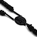L & L Nation Mens Hip Hop 8mm All Black Tone 32