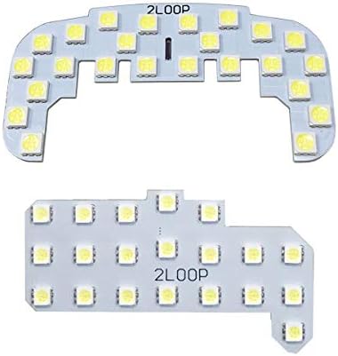 2loop ツーループ 3チップsmd2点 エブリィワゴン Da17w Da64w 全品送料無料 Dg647w スクラムワゴンdg17w ハイルーフ車専用 純白光 Ledルームランプ