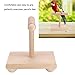 HEEPDD Bird Perch, Parrot Toy T Shaped Wooden Perch Cage Tabletop Training Stand Play Toys for Parrots Budgies Parakeet Cockatiel Cockatoo Conure Lovebirdthumb 3