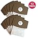 Crucial Vacuum Replacement Crucial Swirl Micro Lined Vacuum Bags - Fits Crucial Swirl Vacuum, Sport Type S, SS-6 and Riccar SupraQuik RSQ-6 Models - Bulk (12 Pack)