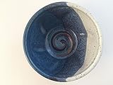 Blue and White Handmade Pottery Shaving Bowl