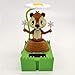 Flameer Solar Power Dancing Squirrel Weaving Hands Figure Statue Animal Model Figurine Kid Educational Toy Gift Home Decor