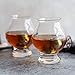 Cork & Mill Whiskey Stones Gift Set - Bourbon Gift Box with Whisky Stones, Glasses, Tongs, Pouch + Booklet - Elegant Whiskey Gifts for Men - Stainless Steel Stones Chill Longer - Seamless Blown Glass