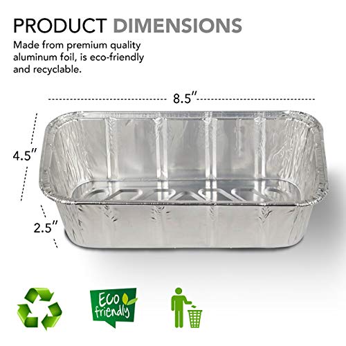 Aluminum Pans Bread Loaf Pans (30 Pack) 8x4 Aluminum Loaf Pan 2 Lb