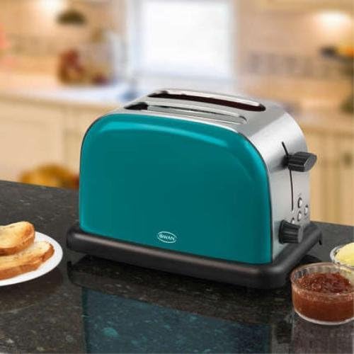 2 Slice Teal Toaster Health & Personal Care