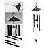 KAZOKU Solar Powered Colour Changing LED Windchime Outdoor Garden Metal Wind Chime Shopmonk