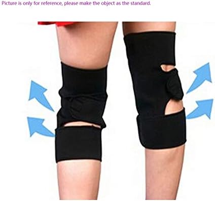 ニーパッド 膝当て 膝サポーター 膝プロテクター 1pairトルマリン自己発熱膝パッド遠赤外線磁気治療自然発熱パッド 通気 怪我防止 関節靭帯保護 アウトドア スポーツ Color Black Size One Size Ospacp Org Ar