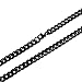 jonline24h Mens Stainless Steel Necklace Chain 18-30inches, Black, 6.5mm(28)