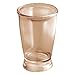 InterDesign Franklin Plastic Tumbler Cup for Bathroom Vanity Countertops - Sand