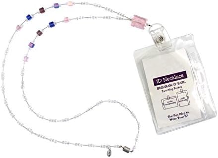 Beaded Lanyard With Magnetic Breakaway Clasp - Spring Frost