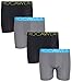 Rocawear Boy's 4 Pack Performance Boxer Brief, Black and Grey, Small/7-8'