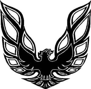 aguila con sus alas abiertas ampliamente las pegatinas vinilo adhesivo