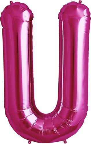 NorthStar 00190 Letter U Foil Mylar Balloon, 34