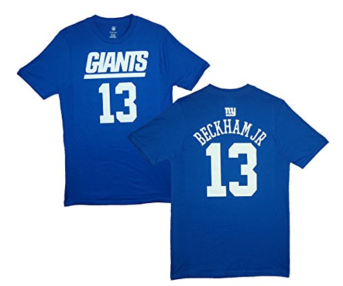 Odell Beckham Jr New York Giants Blue Youth Name and Number Jersey T-shirt