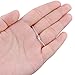 dnswez Leaf Shape CZ Cubic Zirconia Cluster 2 Finger Ring Adjustable Size for Women Girl