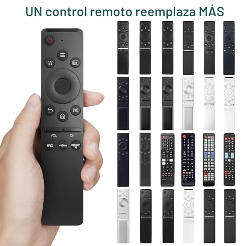 Universal Replacement Remote Control for Samsung TV QLED UHD SUHD HDR LCD LED HDTV Curved Frame 4K 8K 3D Smart TVs