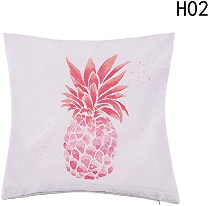 XQL Fruit Style Pillowcase Cotton Linen Pineapple Pillow Covers Home Decorative Cushion Cover H02