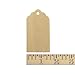 Wooden Gift Tags 3 inch tall, 1-5/8 inch width, 1/8 inch thick. Bag of 25