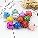 VOSAREA Christmas DIY Crafts,30pcs 22mm Colorful Painted Jingle Bell Metal Round Mini Bells Jewelry Ornaments Xmas Decor Pendants for Party