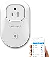 Orvibo Wi-Fi Smart Socket Outlet US Plug, Turn ON/OFF Electronics from Anywhere, White (WiWo-S20)