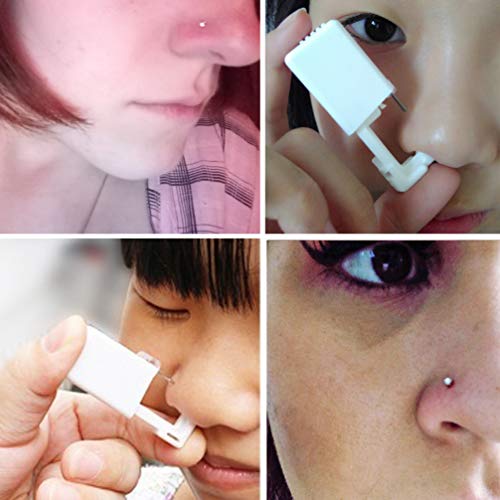 Nose Piercing Gun Disposable Safe Sterile Piercing Unit For Self Nose