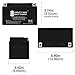 Mighty Max Battery YTZ10S 12V 8.6AH Replacement Battery for Honda CBR600RR 03-04, 05-06