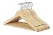 Whitmor 6026-341 Natural Wood Collection Skirt Hangers Set of 5 - 2-Sets