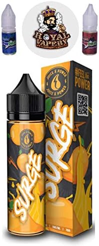 Juice N Power E Liquid Premium Skittles - Watermelon - Mango Candy Fruit Vape E Juice 0mg 60ml No Nicotine Shortfill Shock - Surge - Spark - Strike (Surge)
