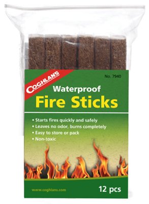 Coghlans-7940-12-Pack-Waterproof-Fire-Sticks Coghlans-7940-12-Pack-Waterproof-Fire-Sticks