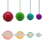 4 Sizes Pompom Pom-pom Maker for Fluff Ball Weaver Needle Craft DIY Wool Knitting Craft Tool Set Decoration By Knewmart