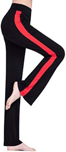 Hellomiko Women Yoga Pants Ladies Trousers,Ladies Jogging Trousers with Side Strips Flared Pants Casual Elastic Fitness Running Pants