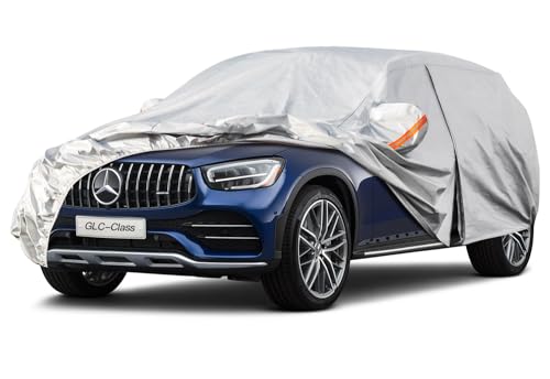 kayme - Funda de Coche SUV de 6 Capas, Personalizada para Mercedes Benz GLC(2016-2025), Impermeable a Todo Tipo de Clima para automóviles, Cubierta Completa para Exteriores, Lluvia,protección UV.