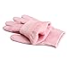 Security Spa Moisturizing Gel Pink Gloves Skin Care Manicure Kit Moisturizing Silicone Gel Spa Slaon Gloves Therapy Skin Soften Treatment