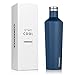 Corkcicle Canteen Classic Collection Water Bottle & Thermos Triple Insulated Shatterproof Stainless Steel, 25 oz, Matte Blue