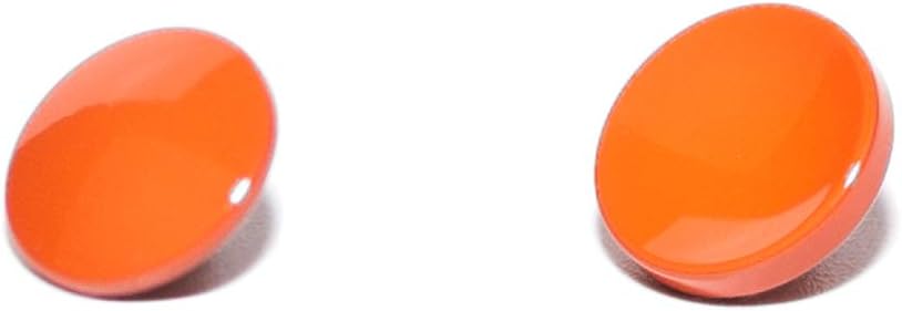 VKO Orange Metal Soft Shutter Release Button,Delicate Camera Shutter Button 11mm Concave 10mm Convex Surface(2 Pack)